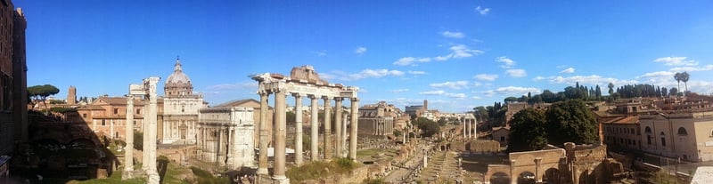 Ruins of an ancient city